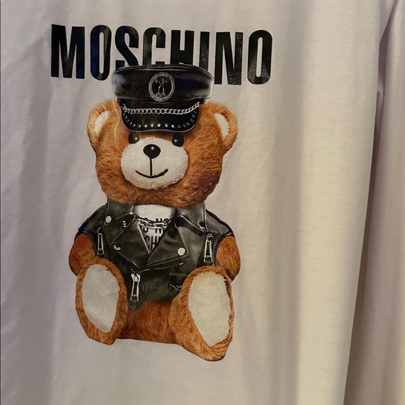 Moschino White Shirt with Teddy Bear Design - Picture 3 of 3
